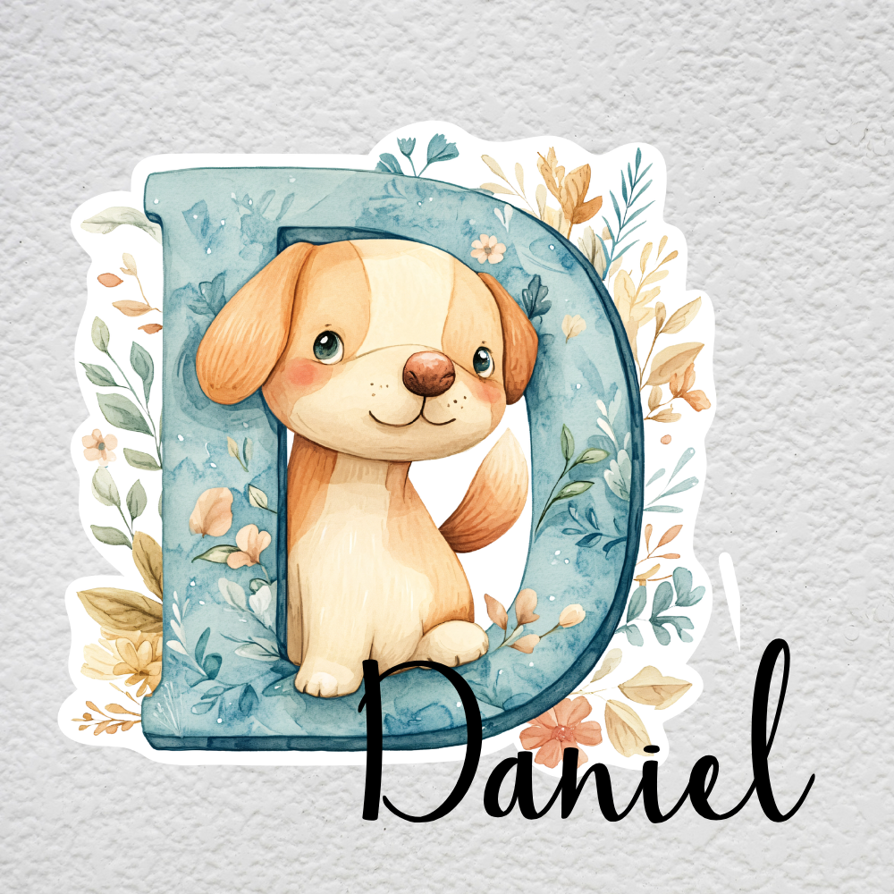 samolepka na zeď se jménem